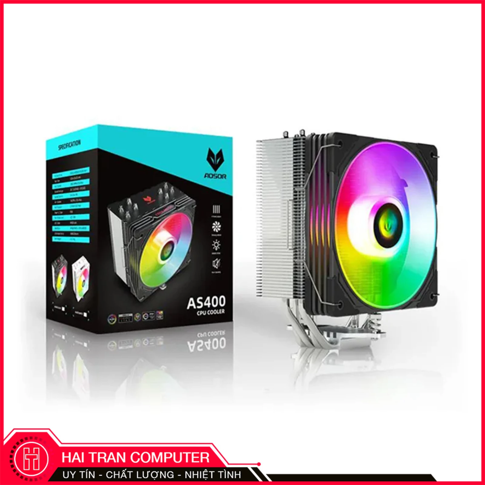 Tản nhiệt CPU CoolMoon AS400 Black